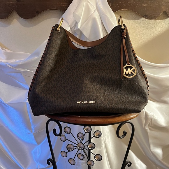 Michael Kors Handbags - Michael Kors Black and Brown Shoulder Bag